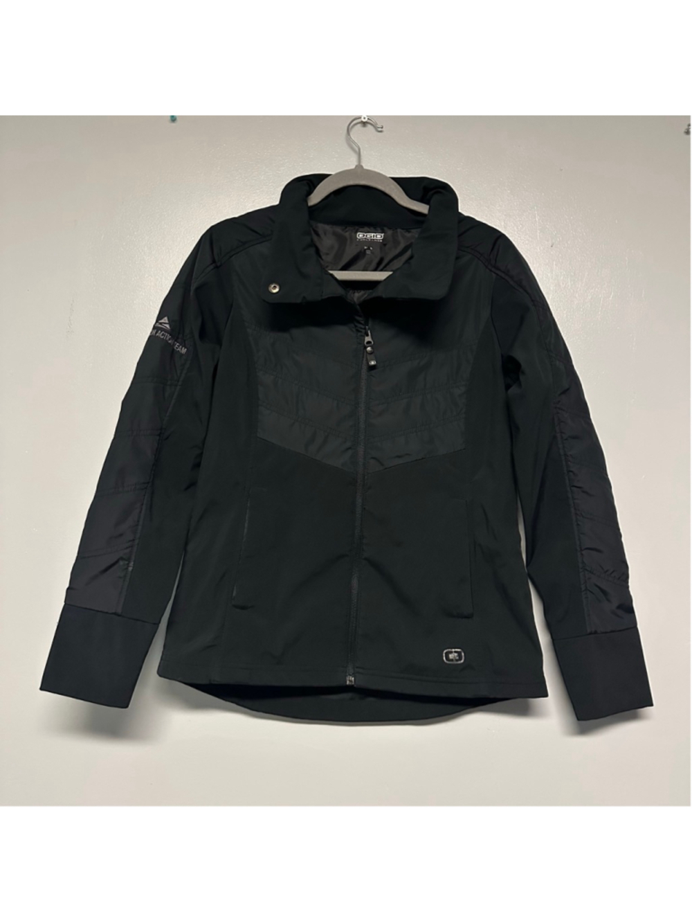 OGIO Black Endurance Jacket women’s Medium utility coat quilted zip pockets